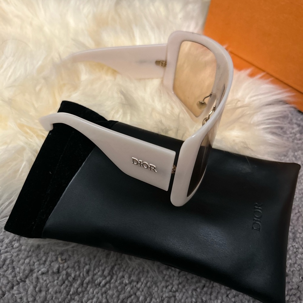 White authentic christian dior glasses